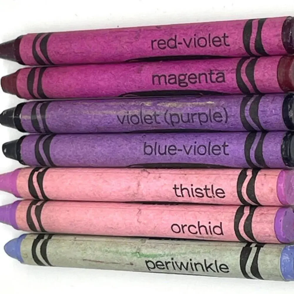 CRAYOLA Binny Smith RARE RETIRED Colors Crayons Finger Paint‎ LOT Vintage